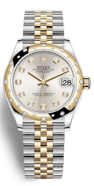 Rolex Datejust 278343SDJ - Silver Diamond Dial Automatic Ladies Watch (arb7310)
