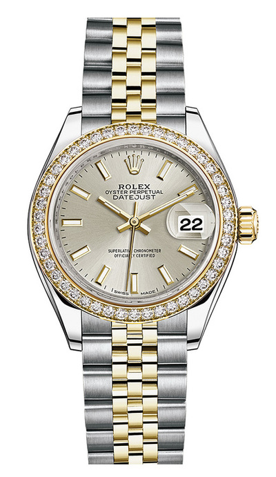 Rolex Lady Datejust Automatic Watch 279383SNSJ - Yellow Gold & Stainless Steel Case, Diamond Bezel (arb7853)