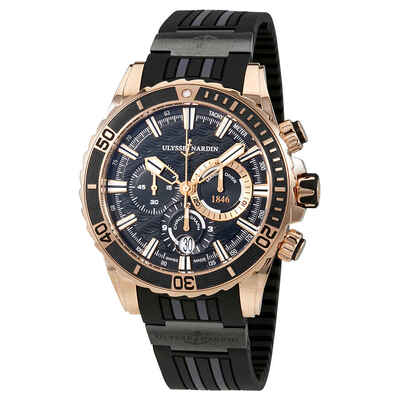 Ulysse Nardin Diver Chronograph Automatic Mens Watch 1502-151-3C/92 (black, arb5612)