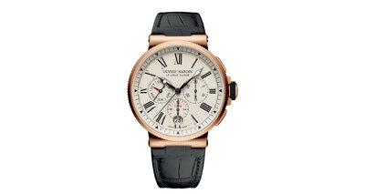 Ulysse Nardin Annual Calendar Chronograph Automatic Mens Watch 1532-150/40 (black, arb5618)