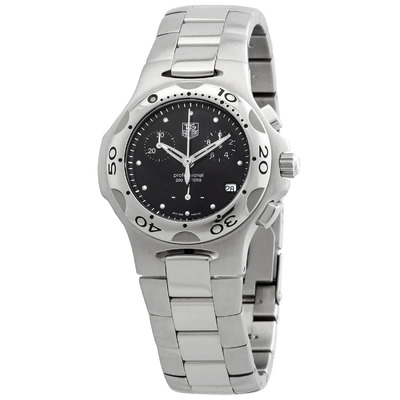 Tag Heuer Kirium Chronograph Quartz Black Dial Watch CL1212.BA0705 (black, arb5066)