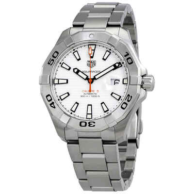 Tag Heuer Aquaracer Automatic White Dial Mens Watch WAY2013.BA0927 (black, arb5084)