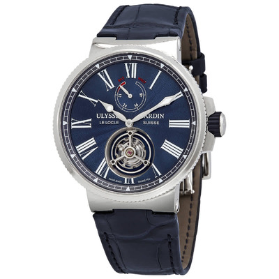 Ulysse Nardin Marine Tourbillon Automatic Mens Watch 1283-181/E3 (blue, arb5599)