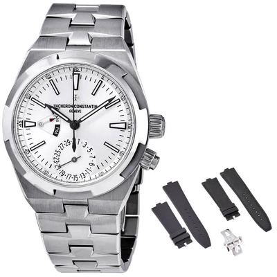 Vacheron Constantin 7900V/110A-B333 Dual Time Mens Silver Watch (arb7003)