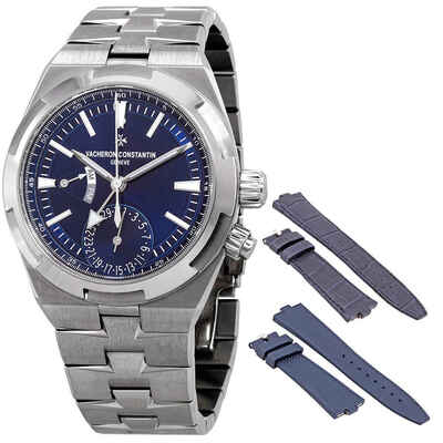 Vacheron Constantin 7900V/110A-B334 Blue Dial Automatic Mens Dual Time Watch (blue, arb7004)