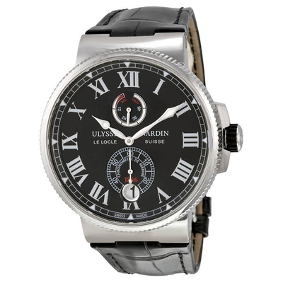 Ulysse Nardin Marine Chronometer Automatic Mens Watch 1183-122/42 v2 (black, arb8022)