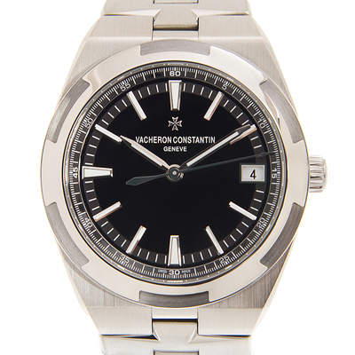 Vacheron Constantin 4500v/110a-b483 Mens Automatic Black Dial Watch with Stainless Steel Case and Bracelet (black, arb6989)