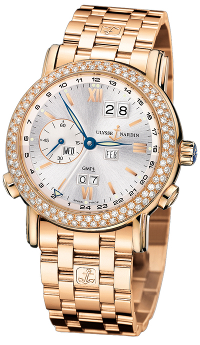 Ulysse Nardin Perpetual Silver Dial Mens Watch Item No. 326-28-8 (blue, arb7965)