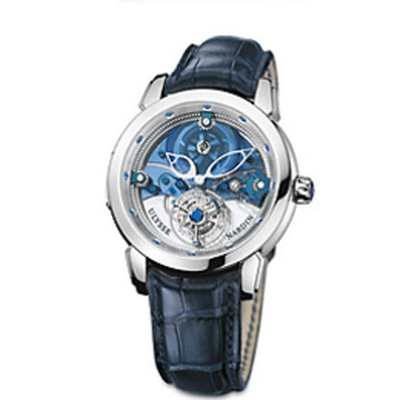 Ulysse Nardin 79981 Royal Blue Tourbillon Limited Edition Mens Watch 799-81 (black, arb7979)