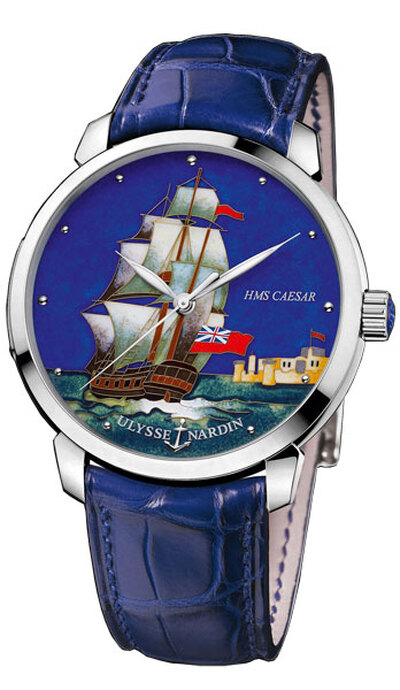 Ulysse Nardin Classico Caesar Automatic Mens Watch, Model 8150-111-2-caesar (blue, arb7985)