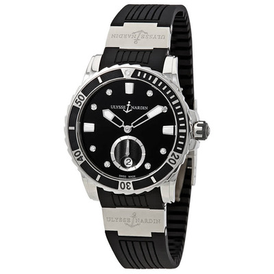 Ulysse Nardin 3202-190-3/12 Diver Lady Automatic Black Dial Ladies Watch (black, arb7952)