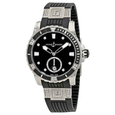 Ulysse Nardin Diver Automatic 3203-190-3c/12.12 Black Dial Ladies Watch (black, arb7955)