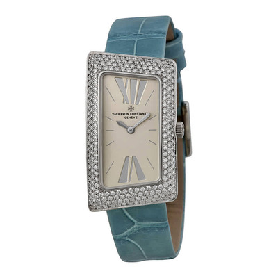 Vacheron Constantin 1972 Cambree Silver Dial Ladies Watch - Item: 25515000G-9233 (blue, arb8106)