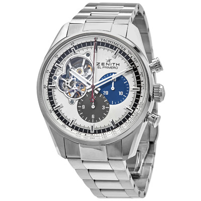 Zenith Chronomaster El Primero 1969 Mens Silver Dial Watch Ref:03.2040.4061/69.M2040 (arb8317)