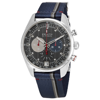 Zenith El Primero Chronograph Automatic Grey Dial Mens Watch Article 03.2046.400/25.C802 (black, arb8324)