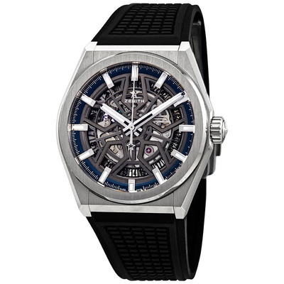 Zenith Defy Classic Automatic Skeletal Dial Titanium Mens Watch 95.9000.670/78.R782 (black, arb8255)