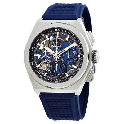 Zenith DEFY El Primero 21 Chronograph Automatic Mens Watch - Model Code: 95.9002.901/78.R590 95.9002.9004/78.R590 (blue, arb8262)