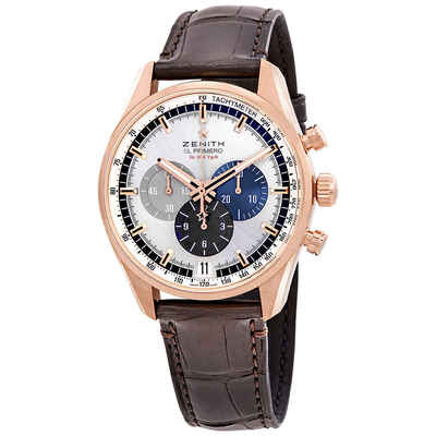 Zenith El Primero Art. 18.2043.400/69 - Mens Automatic Chronograph 18.2043.400/69.C494 (brown, arb8300)