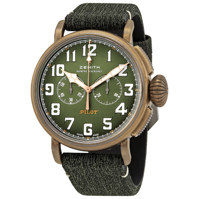 Men's Chronograph Automatic Bronze Dial Pilot Type 20 Watch (Article: 29.2430.4069/63.I001) Zenith (beige, arb8223)