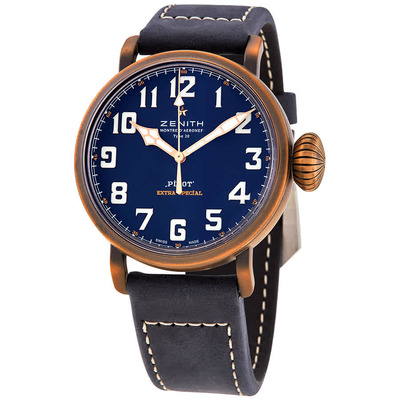 Zenith Pilot Type 20 Automatic Mens Watch, Reference 29.2430.679/57.C808 (blue, arb8225)