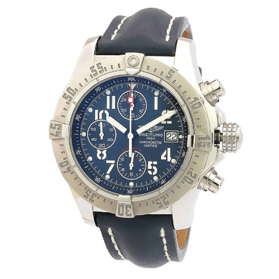 Breitling Automatic Blue Dial Mens Watch A1338012/B975.435X.A20BA A1338012/B975.435X.A20BA.1 (black, arb444)