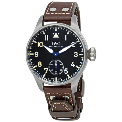 Pre-Owned IWC Big Pilot's Heritage Black Dial Mens Watch iw510301 (black, arb5222)