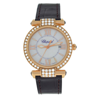 Pre-owned Chopard Imperiale Mother of Pearl Dial Ladies Watch - Model: 384238-5003 (brown, arb17309)