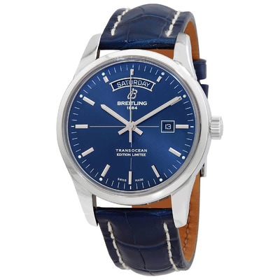Breitling Transocean Day Date Automatic Mens Watch a453109t/c921.731p.a20ba A453109T/C921.731P.A20BA.1 (blue, arb1061)