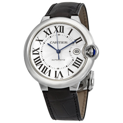 Cartier Ballon Bleu Automatic Silver Dial Mens Watch WSBB0026 (black, arb2446)