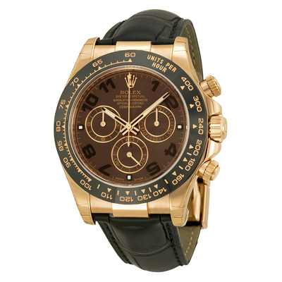 Pre-owned Rolex Cosmograph Daytona Chocolate Dial Mens Watch 116515 (black, arb24638)