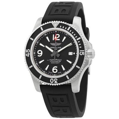 Breitling Superocean 44 Mens Watch Automatic Black Dial A17367D71B1A1 (black, arb1007)