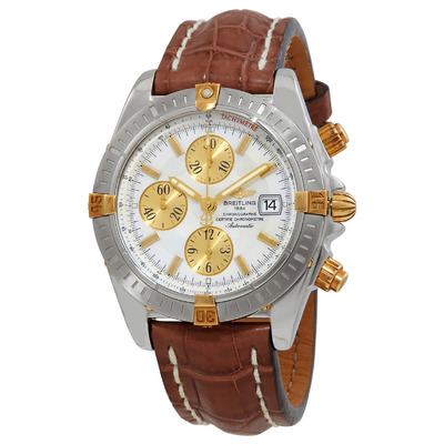 Breitling Chronomat Evolution B1335611/A571.739P.A20BA Mens Automatic Chronograph Silver Dial (beige, arb1099)