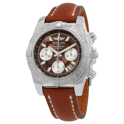 Breitling Chronomat 41 Chronograph Automatic Mens Watch AB014012/Q583.425X.A18BA AB014012/Q583.425X.A18BA.1 (brown, arb1077)