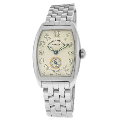 Pre-owned Franck Muller Casablanca Hand Wind Silver Dial Ladies Watch - Ref. 1750S6 (blue, arb6830)