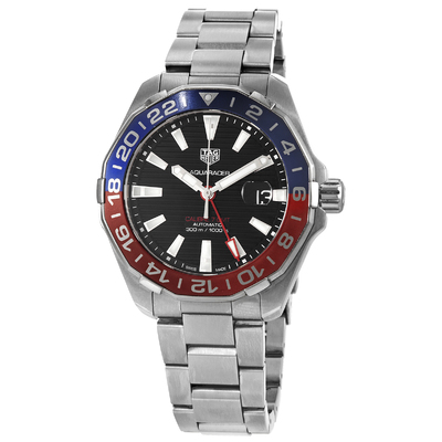 Pre-owned Tag Heuer Aquaracer Automatic Mens Watch WAY201F.BA0927 (black, arb16007)