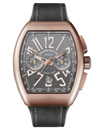 Franck Muller Vanguard [Model V45CCBR5NGR] Grey Dial Automatic Chronograph Men's Watch V 45 CC BR 5N GR (arb12786)