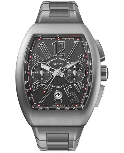 Franck Muller Vanguard Grey Dial Steel Men's Watch Model V 45 CC BR AC O (arb12787)