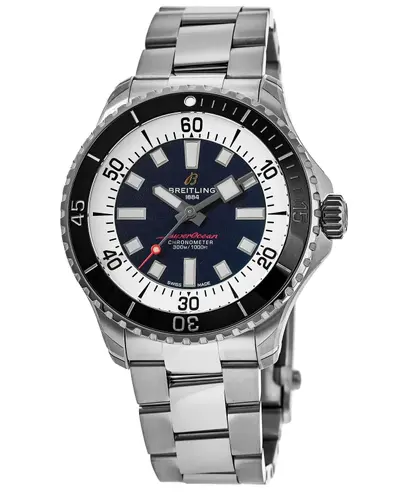 Breitling Superocean Automatic 44 Blue Dial Steel Men's Watch, Model a17376211c1a1 (blue, arb11288)