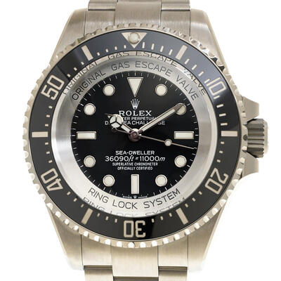 Rolex Deep Sea 126067-0001 Mens Automatic Chronometer Black Dial Grey Titanium Watch (black, arb7751)