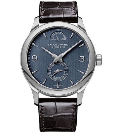 Chopard L.U.C Quattro Hand-Wound Chronometer Mens Watch 161926 Blue Dial 161926 1002 (blue, arb2802)