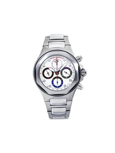 Girard-Perregaux Laureato 44mm Pre-Owned Chronograph Watch 19455589 (arb14285)