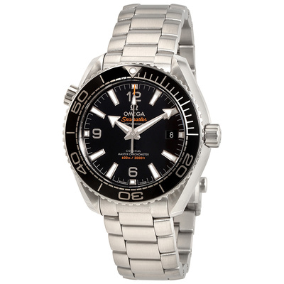 Pre-owned Omega Seamaster Planet Ocean Automatic Chronometer Black Dial Mens Watch Ref. No: 215.30.40.20.01.001 (black, arb4993)