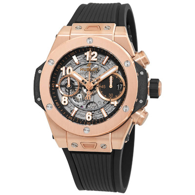 Hublot Big Bang Unico Chronograph Automatic Skeleton Dial Mens Watch 441.OX.1181.RX (black, arb2630)