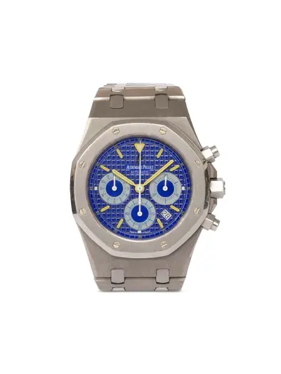 Audemars Piguet Royal Oak City of Sails - Model 19375384 - 41mm Titanium Blue Baton Dial Automatic Chronograph (arb219)