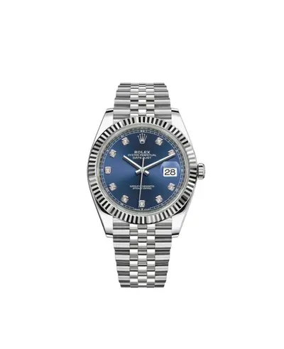 Rolex Datejust 41 Blue Diamond Dial Men's Watch - M126334-0016 (blue, arb12168)