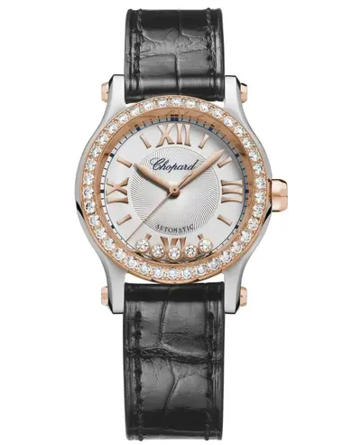 Chopard Happy Sport Mini Automatic Women's Watch Model 2785736015 278573-6015 (arb10015)