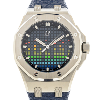 AP Royal Oak Offshore Auto Blue Dial Unisex Watch - Item Code 77600TI.OO.A343CA.01 Audemars Piguet (blue, arb412)