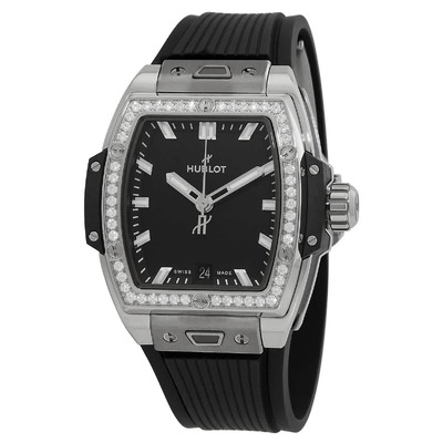 Hublot Spirit Of Big Bang Automatic Diamond Matte Black Dial Unisex Watch 662.NX.1170.RX.1204 (black, arb2198)