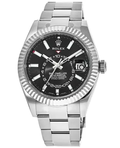 Rolex Sky-Dweller Model M326934-0005 - Blue Dial with 18kt White Gold Bezel (black, arb12467)