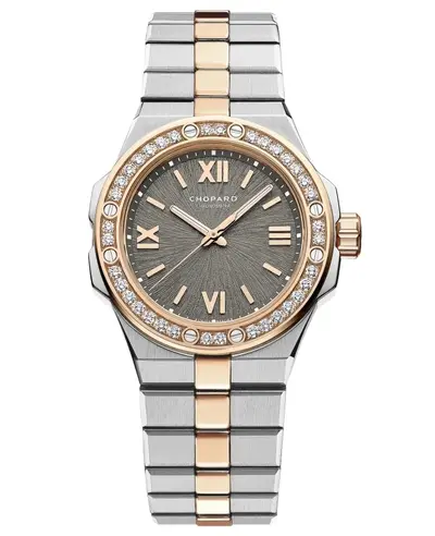 Chopard Alpine Eagle 33 Grey Dial Women's Watch Model 298617-6002 (arb10131)